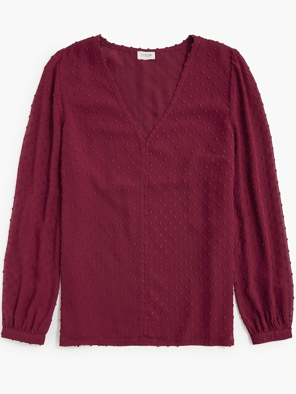 Like New J. Crew Swiss Dot Blouse